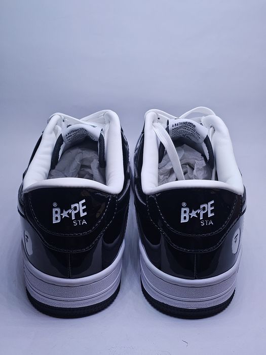 Bapesta Black/White marimea 44
