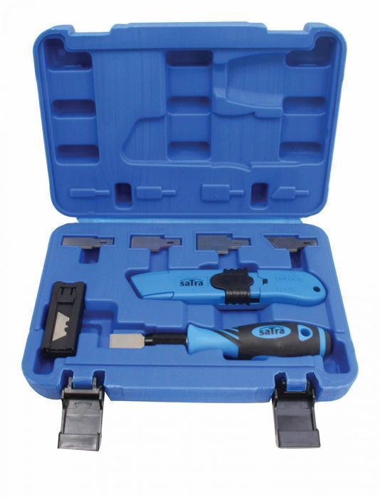 Trusa racleta si cutter 30 piese satra