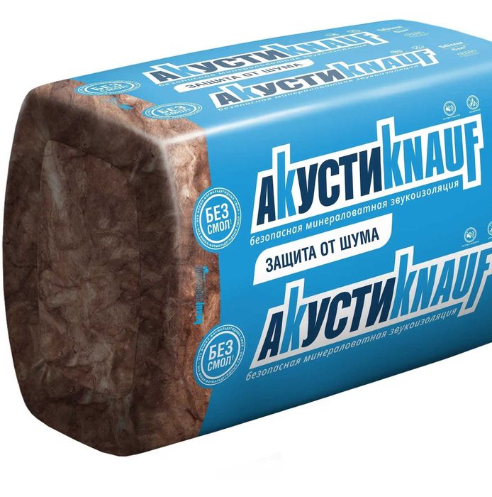 Звукоизоляция Knauf Acoustic 12 м², толщина 5 см