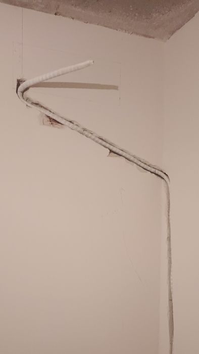 Установка кондиционера черновом и чистовом вориянте