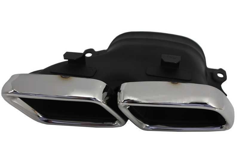 Difuzor Spate cu Tobe Crom Mercedes C-Class W205 S205 (2014-up) C63