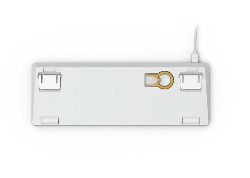 ^ Клавиатура Glorious GMMK Compact - Gateron Brown Switches - White