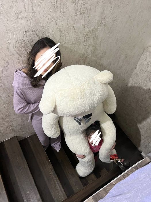 Мишка белая 1.80