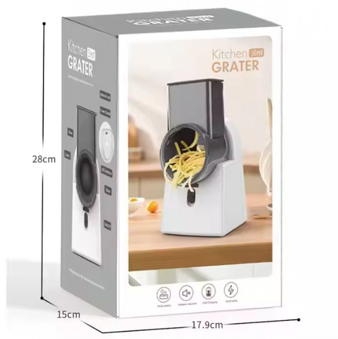 Мултифункционална електрическа резачка-ренде за зеленчуци