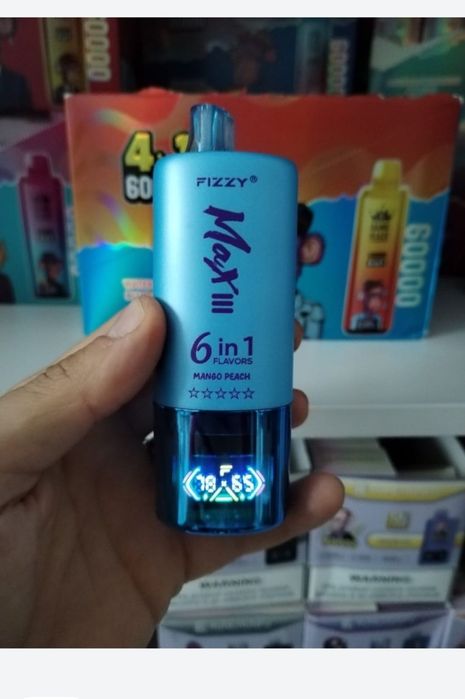 Vape 60.000 Puffs 6 Arome Reincarcabil Display Narghilea