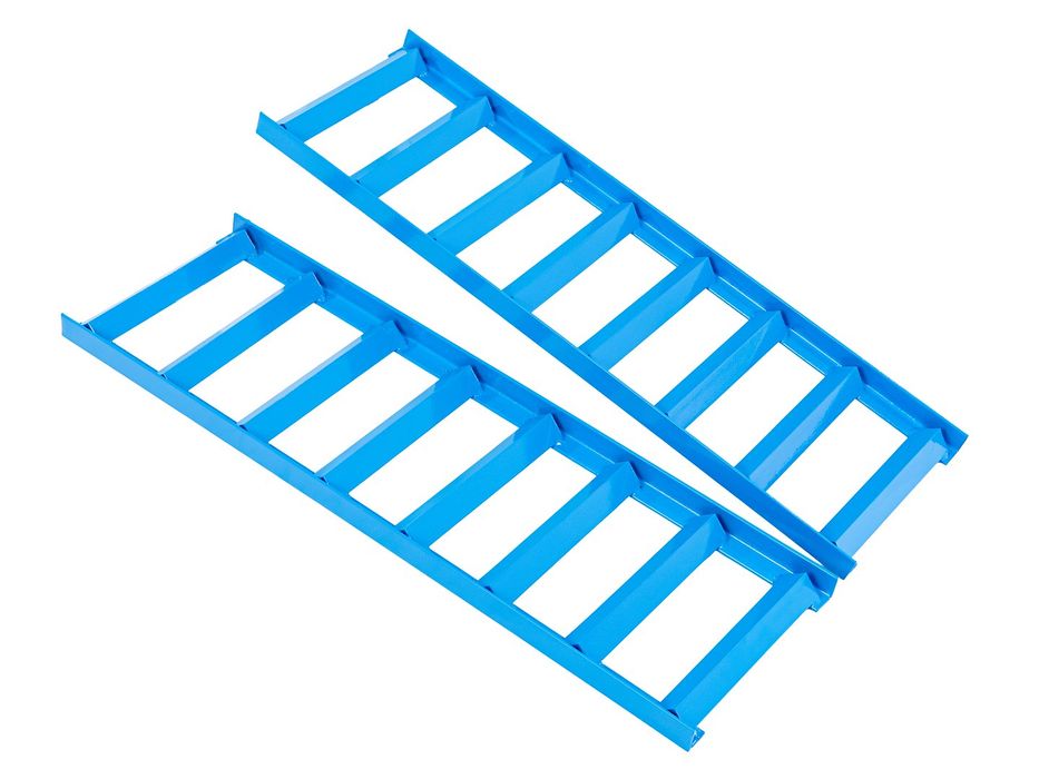 Set 2 prelungiri rampa auto din otel 80 cm pentru masini cu garda joas