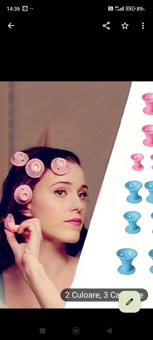Bigudiuri silicon noi set de 10 buc