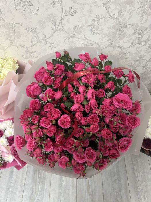 Цветы свежие бу