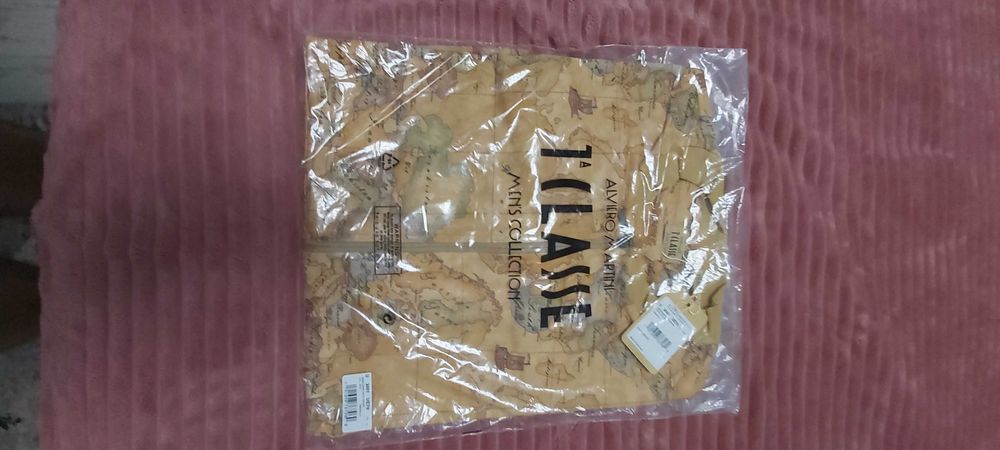 Bluza cu maneca lunga si fermoar Alviero Martini Imprimeu Geografic