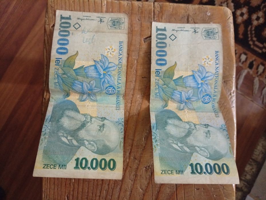 Vând 2 bancnote vechii