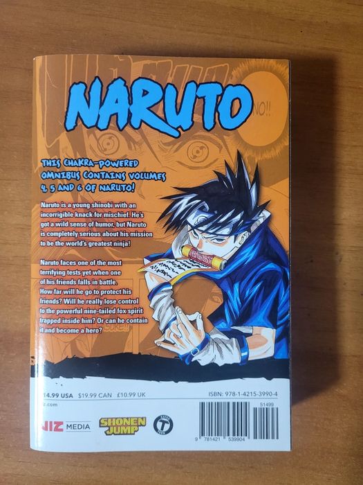 Manga Naruto 3-in-1 volumule 4,5 și 6