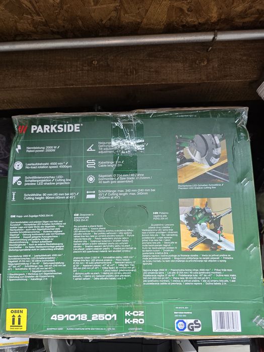 Circular Culisabil Parkside - Model pzks 254 A1