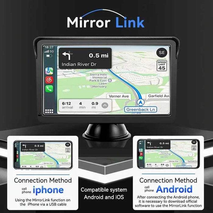 Мултимедия за кола Venbes 7 инча