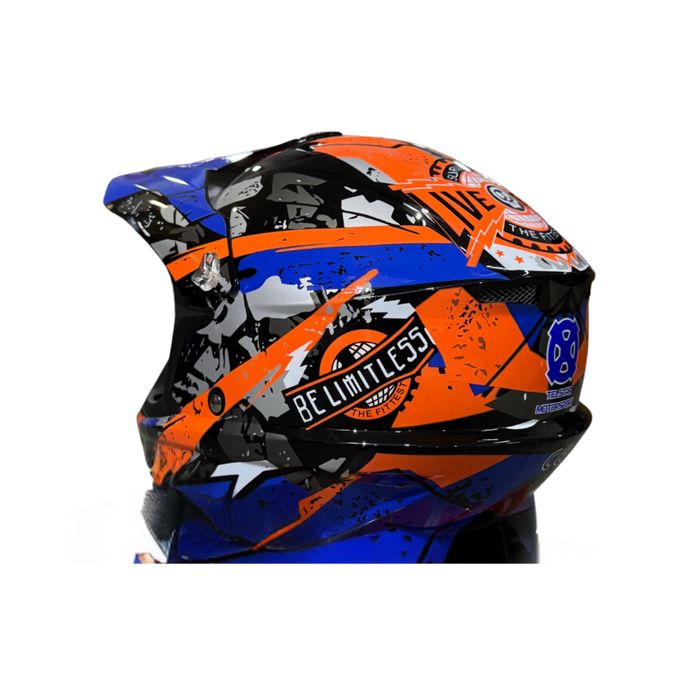 Каска за мотокрос и ATV – Универсален размер за възрастни ТелСтар