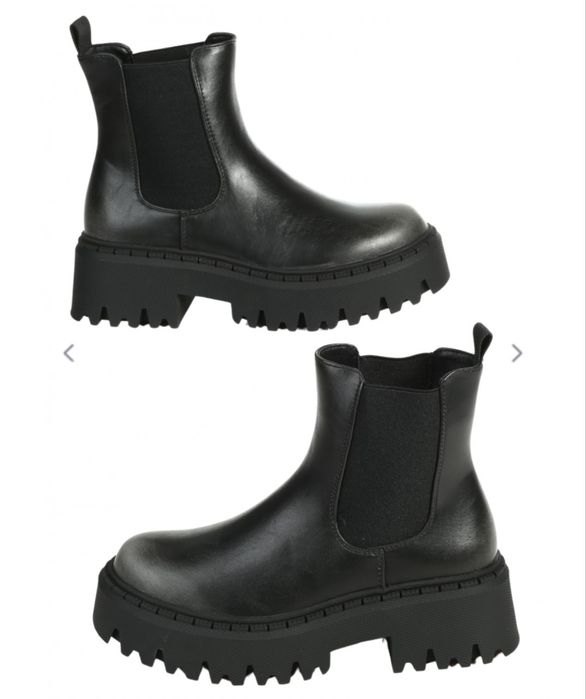 Ежедневни дамски ботуши в черно и кафяво