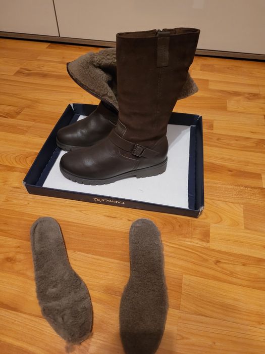 Cizme Caprice îmblănite mărimea 39