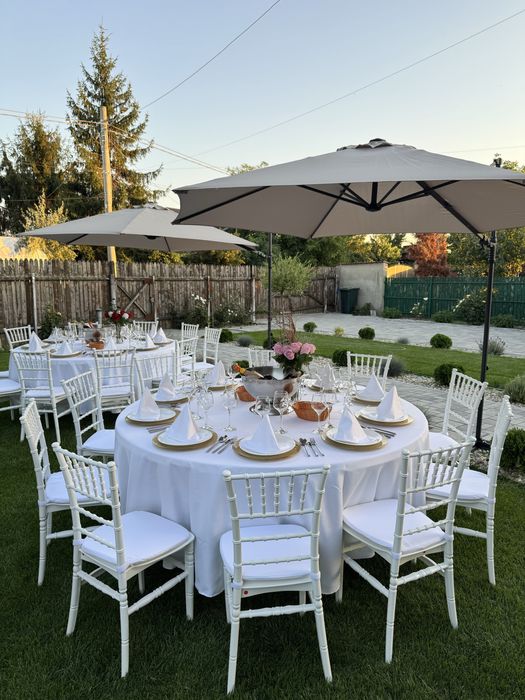 Inchiriere • Mese • Corturi • Umbrele • Scaune•