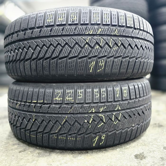 2x 225/55/18 M+S CONTINENTAL 2019 Stare excelentă