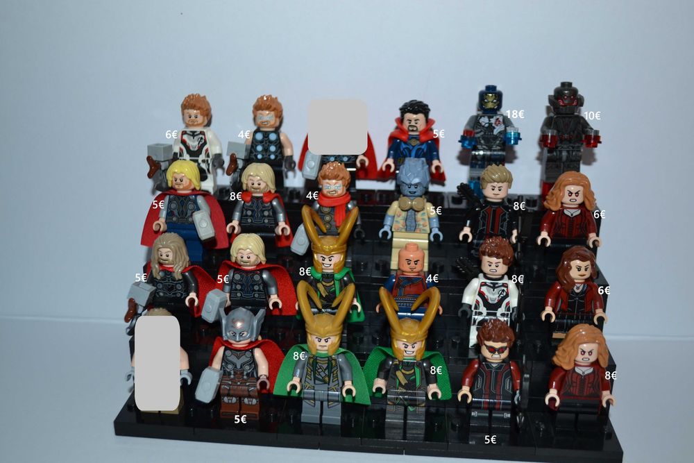 LEGO минифигурки Marvel , DC и др.