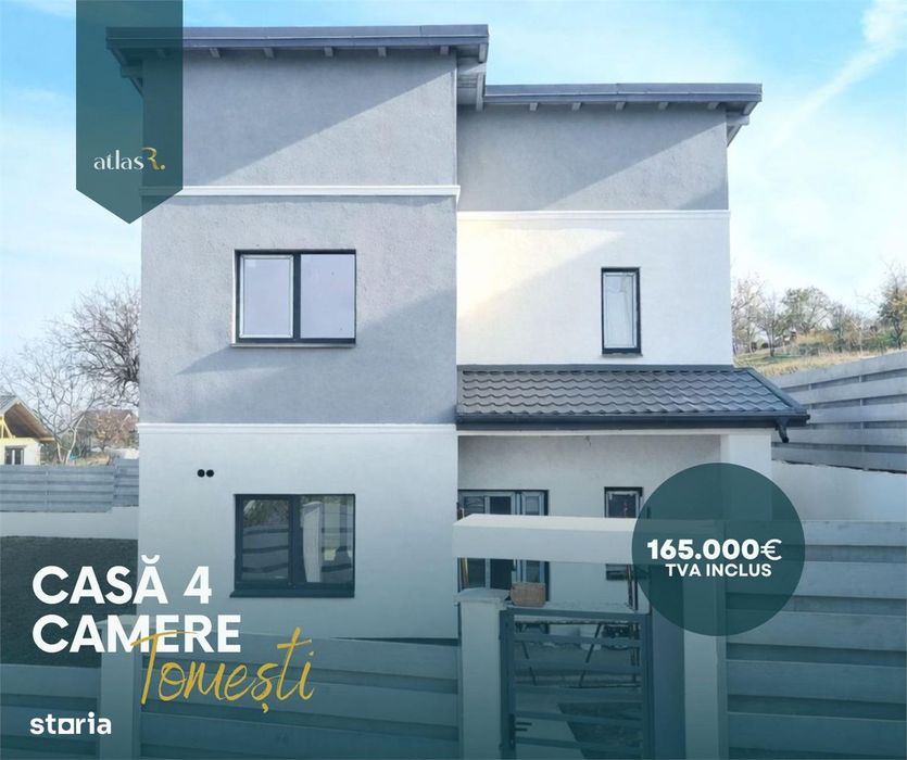 Casa in Tomesti | 4 camere | Toate utilitatile