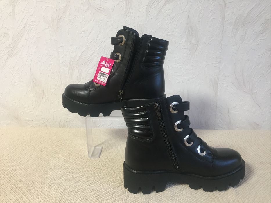 Зимни кожени боти