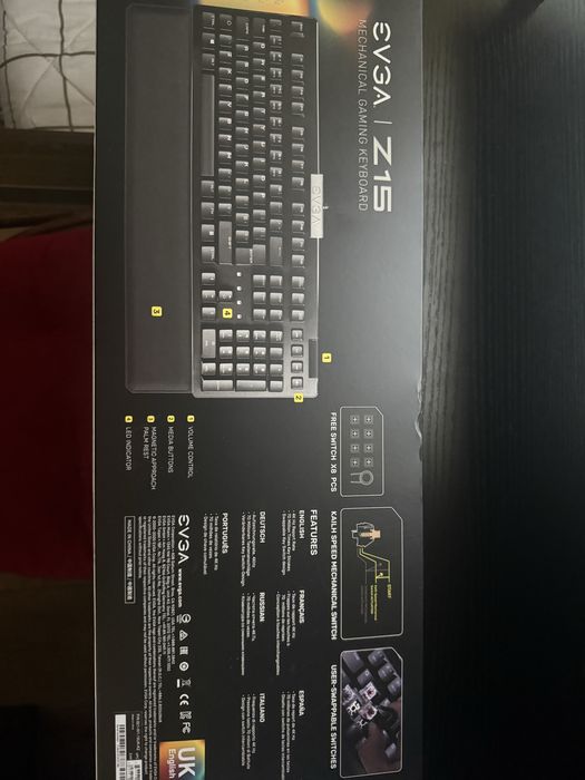 Гейминг клавятура evga z15