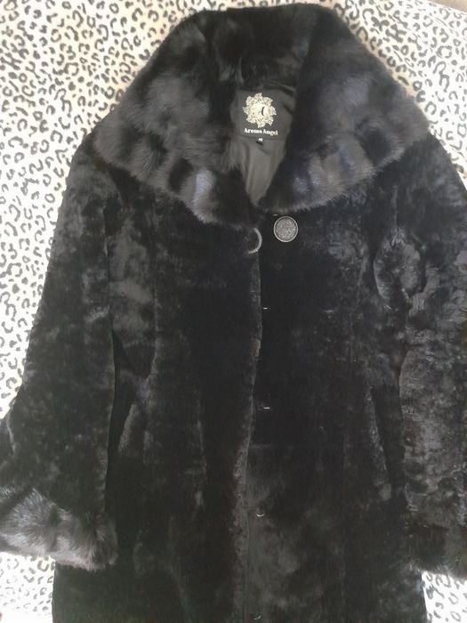 Шуба мутон норка