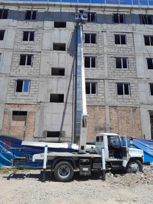 Работа автовышка