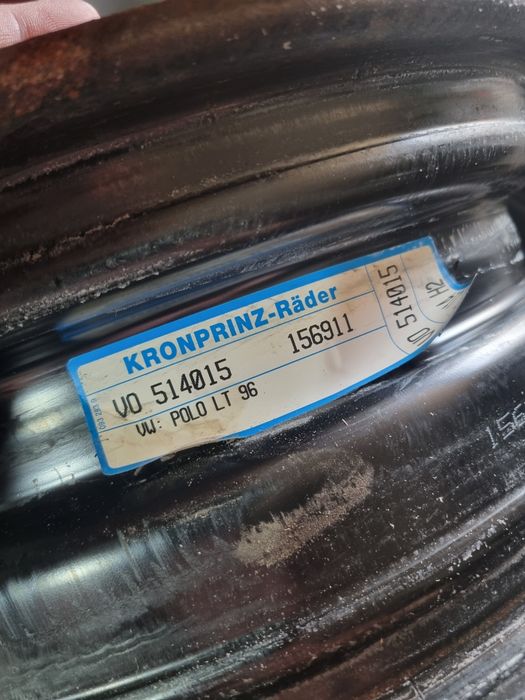 Set 4 x Jante tabla originale vw polo 9N 5x100 R14