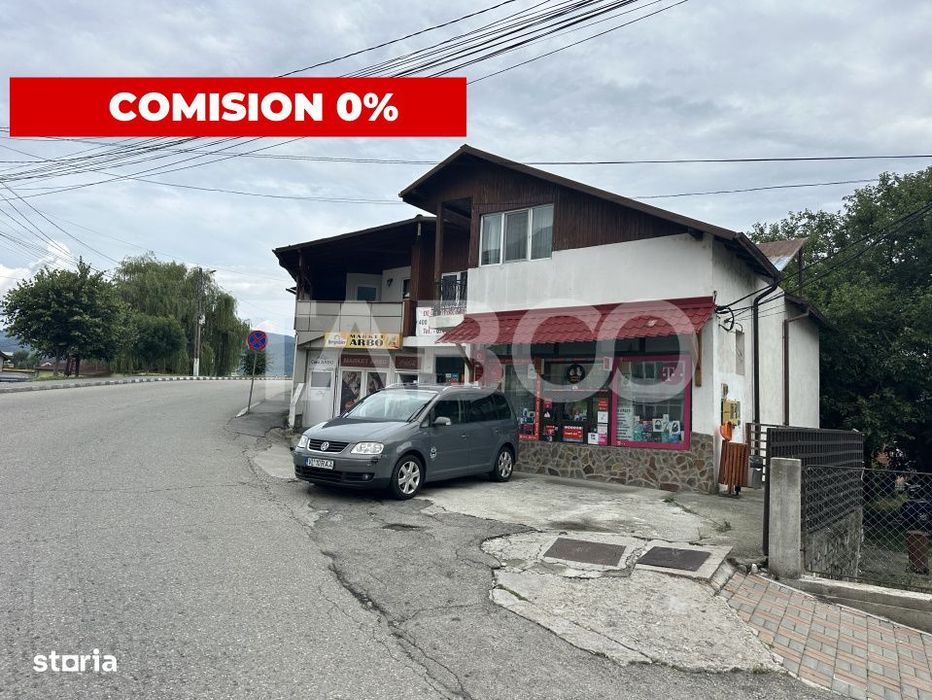 COMISION 0% Spatiu open space + depozit ideal afaceri Calimanesti