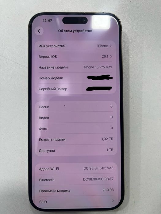 Iphone 16 Pro Max 1.024гб
