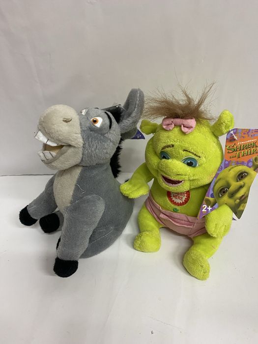 SHREK lot 2 jucării din pluș 16 cm