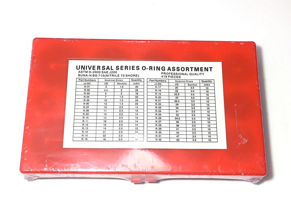 Кольца резиновые уплотнительные