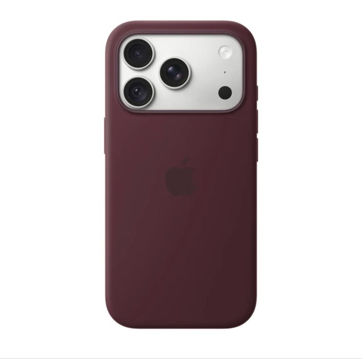 Husa iPhone 18 Pro Max Apple Silicon MagSafe Dark Cherry