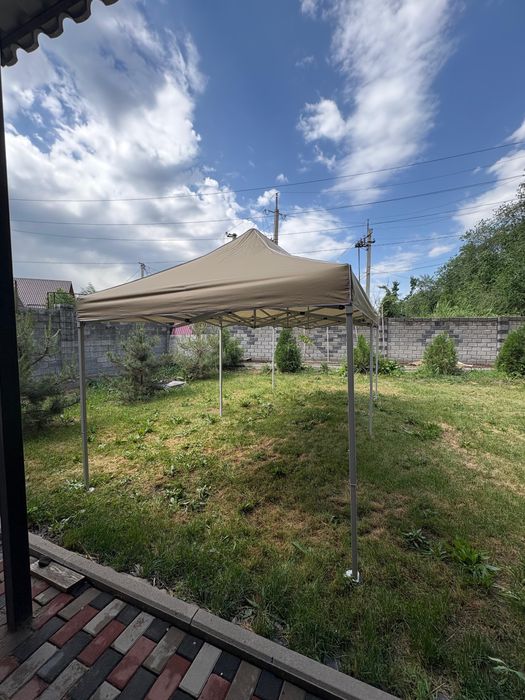 шатер 3×6 м складной | усиленный каркас | тент