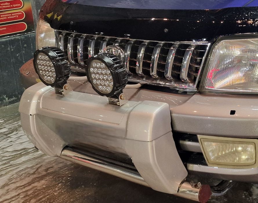 . -прадо 95 кенгурятник с прожекторами лед I