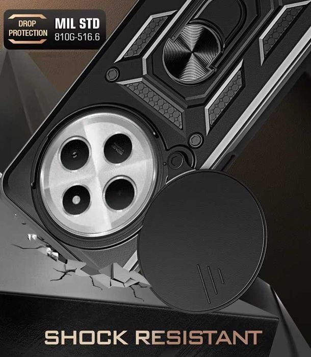 Xiaomi Redmi 14C - Удароустойчив Кейс Защитена Камера