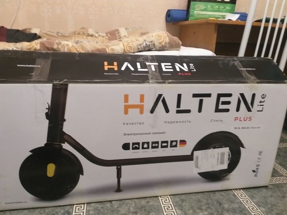 HALTEN LITE PLUS V.2 eliktrosamokat-ajoyib holatda, arzon narxda!