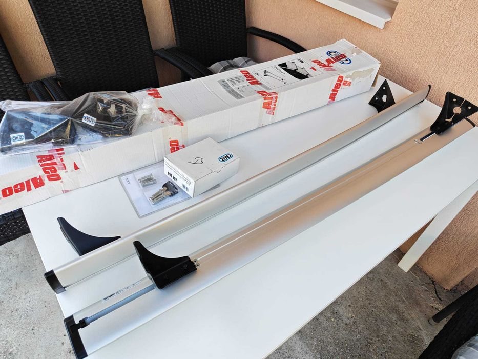 Set 2 Bare transversale aluminiu CRUZ 924-773 Airo T118
