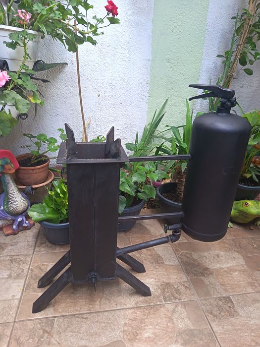 Sobă pe ulei ars 2in1 si de gatit si de incalzit