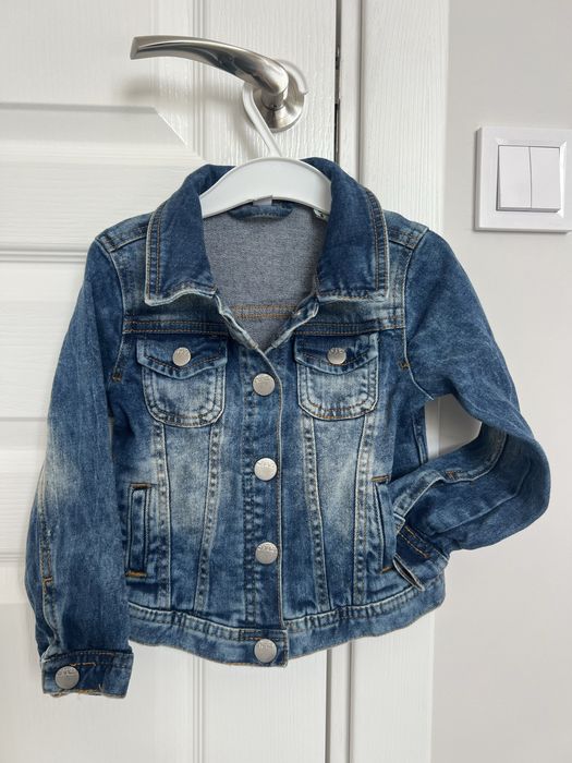 Дънково яке за момиче размер 86/92