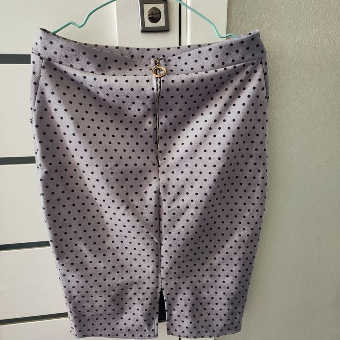 Юбка карандаш в горох