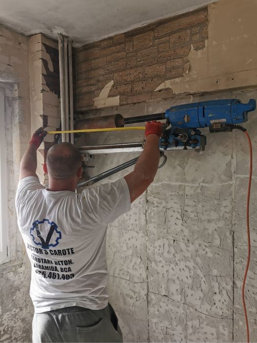 Gaura hota centrala termica ac carotare tăiere beton cărămidă bca
