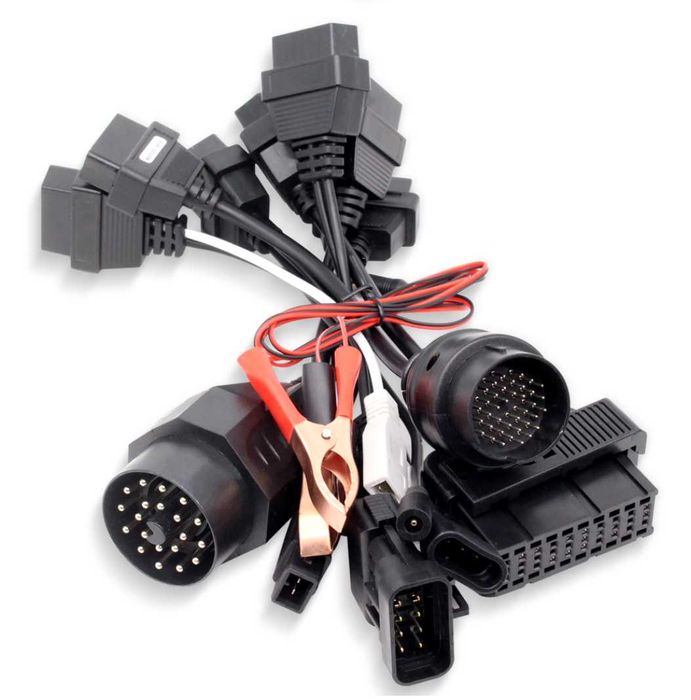 Set Complet 16 Cabluri Delphi Adaptoare pt. Cars & Trucks Autocom