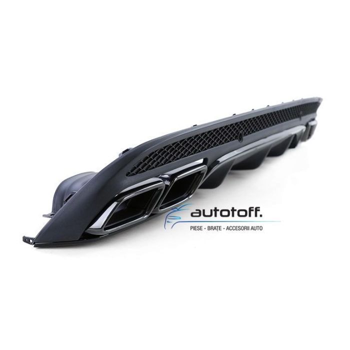 Difuzor bara spate Mercedes W205 C-Class (14-18) C63 Black Design