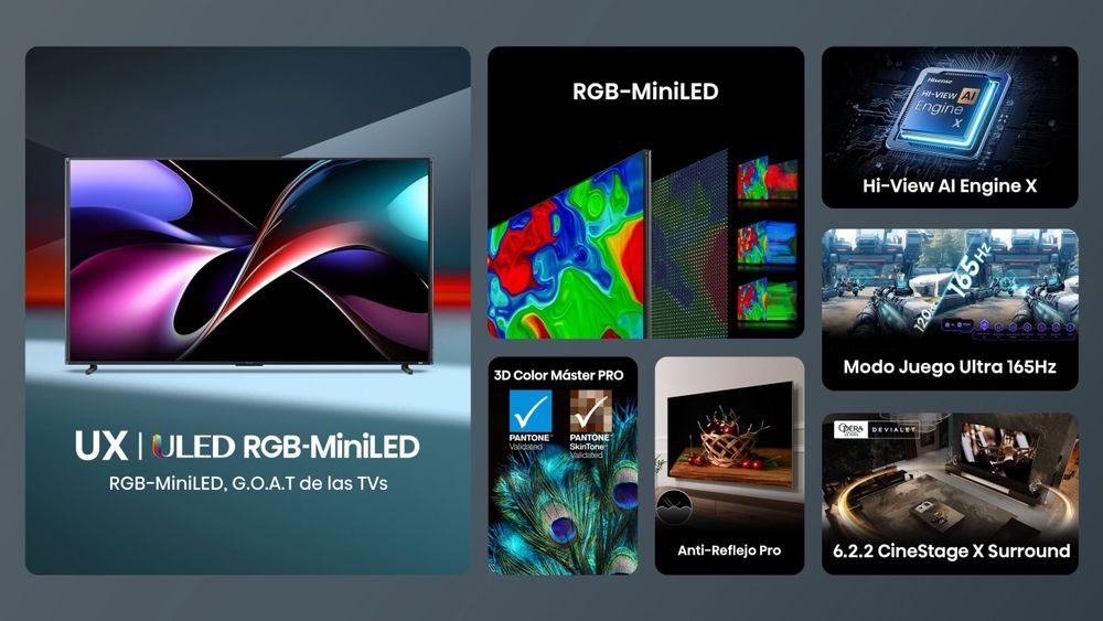 Мега Большой Телевизор HISENSE 116 RGB Mini-LED От официального дилера