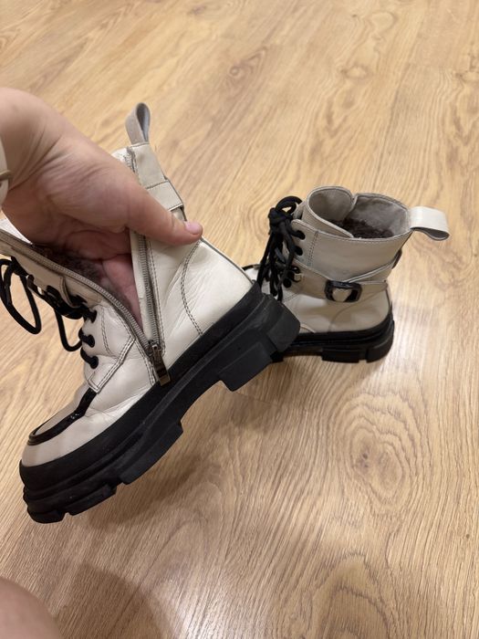 Зимние ботинки для девочки 32 размер, с мехом