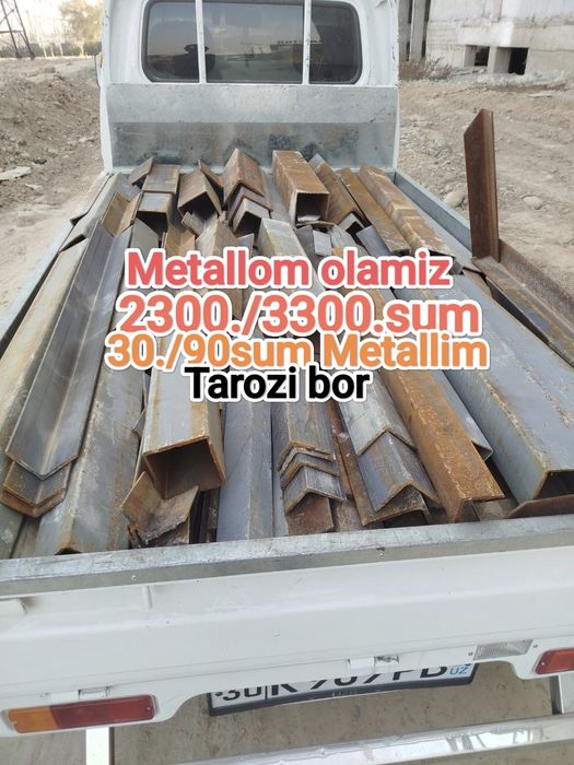 9000sumМеталлом металлолом б/у metal pererabotka metalom olamiz