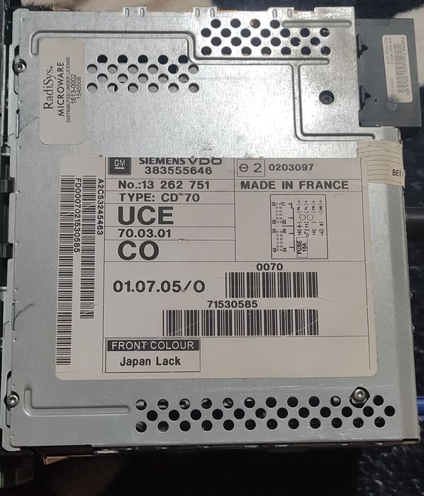 Radio Player CD70 Navi