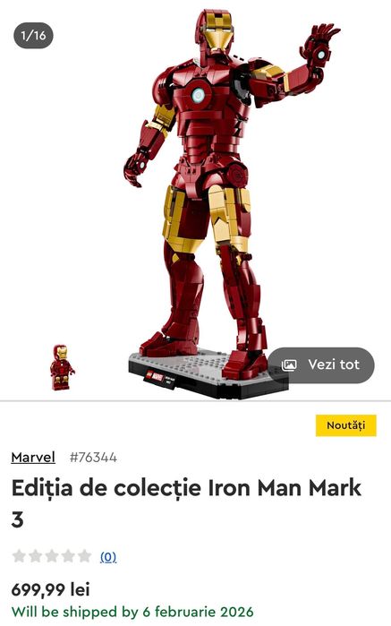 Lego Iron Man mark 3